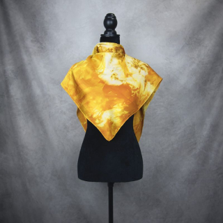 Hodvábna šatka LIMITED_094, 90 x 90cm