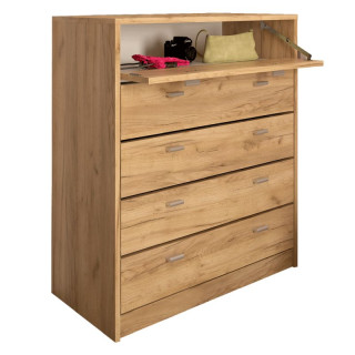 Päťradový botník z DTD laminovanej, artisan