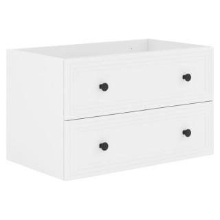 Skrinka pod umývadlo, 2x zásuvka, 80cm, biela